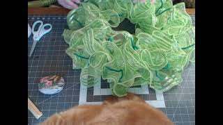 New to wreath making Learn to make a wreath base using 5 different methods and 1 roll of mesh [upl. by Sielen48]