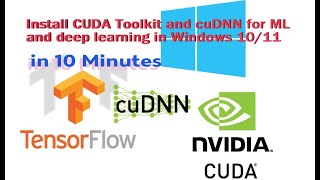 Install Nvidia CUDA Toolkit and cuDNN on Windows 11 in 10 min deeplearning cuda nvidia ai [upl. by Gnolb203]