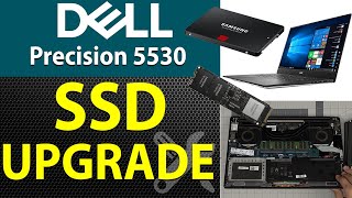 How to Upgrade SSD and HDD Storage on Dell Precision 5530 Laptop [upl. by Clerissa181]