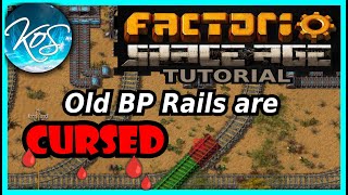 Your Blueprints with Curved Rails are DED Train BPs Tutorial  Factorio Space Age DLC20 [upl. by Claudine]