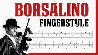 Borsalino  Claude Bolling  TAB Fingerstyle for Guitar [upl. by Notsruht]