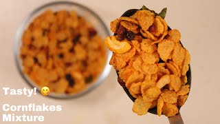 Cornflakes mixture  Corn flakes Chivda Corn flakes Namkeen  cornflake evening tea time snack [upl. by Cristiona]