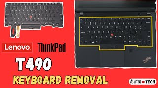 Lenovo ThinkPad T490 KEYBOARD Replacement lenovo thinkpad [upl. by Ailadgim]