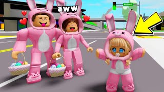 Brookhaven But I COPY ODERS EASTER Avatars as a BABY PLUSHIE [upl. by Lrig]