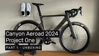 Canyon Aeroad 2024  Project One  Unboxing [upl. by Salamone]