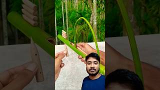 Desi gun 😧😧shorts viral tranding archery diy bamboo toys [upl. by Ardnauqal]