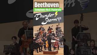 Beethoven Symphony No 6 Pastorale  4th mov Thunder Storm shorts [upl. by Durtschi]