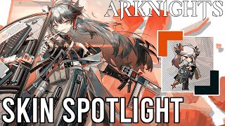 【Arknights EN】Saria Stronghold Skin Spotlight  Bloodline of Combat [upl. by Brinn]