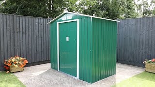 Waltons Apex Metal Shed Installation [upl. by Lindon868]