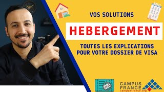 Hébergement pour dossier de VISA toutes les solutions [upl. by Eeryn]