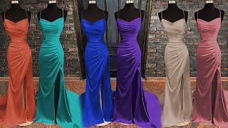 Sexy Simple Slit Night Out Prom Dress S10236498P  Stacees [upl. by Ellener474]