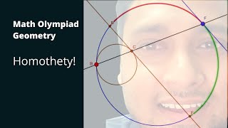 Homothety can be fun  Maths Olympiad Geometry [upl. by Kalman]