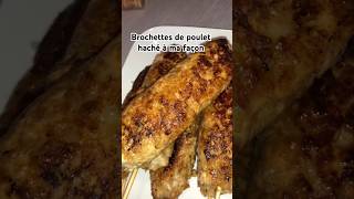 Brochettes poulet délicieuses pourtoi foryou viral astucecuisine cuisinerapide recettefacile [upl. by Christalle]