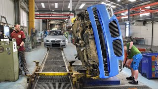 Inside Massive German Recycling Factory Striping Down Thousand of Expensive BMWs [upl. by Aliakam]