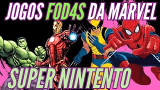 VINGADORES X MEN e BÁRÃNHA no SNES JOGOS MARVEL que são muito F0D4S [upl. by Nadabus]