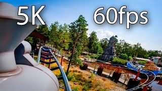 Godiståget front seat onride 5K POV 60fps Kolmården Godistaget Kolmarden [upl. by Farnham89]