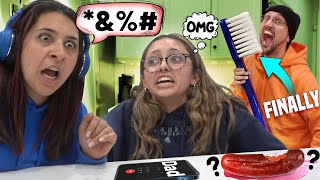 Moms Deaf Prank Call 😂 Chamoy Pickle Breath Brush Teeth FV Family Random Vlog Christmas Begin [upl. by Rabma16]