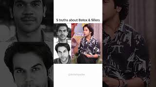 Reality of Botox amp Fillers rajkumarrao botoxcosmetic fillers dermalogicaexpert skincare [upl. by Morrison]