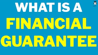 What is a Financial Guarantee  Financial Guarantee Meaning Example [upl. by Alexandrina104]