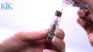 KiKcouk  How to fill your Clearomizer and charge your battery [upl. by Banyaz159]