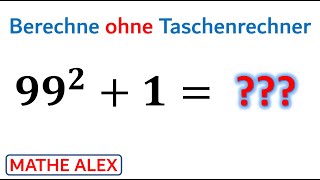 Berechne ohne Taschenrechner  Mathe Rätsel  Potenzen berechnen  Kopfrechnen  Mathe Alex [upl. by Eceerahs]