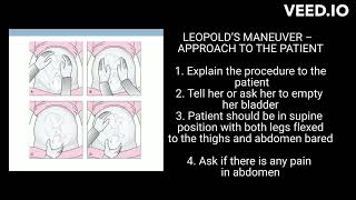 OSCE Abdominal Examination Leopold Maneuver [upl. by Lielos801]