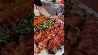 Largest 7KG Plate of Charsiu Rice Challenge in Hong Kong foodchallenge [upl. by Nnylsia475]