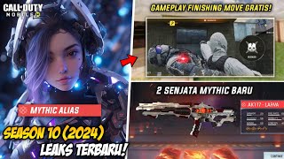 Season 10 2024 finishing move gratis  mythic alias  2 redeem kode baru  mythic AK117 codm S10 [upl. by Nale668]