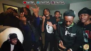 TaitTv📺Reactions To💜FL3A x BBG Steppaa  No Sympathy Exclusive Digital Drop [upl. by Erdna]