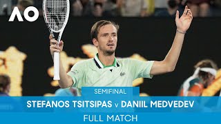 Stefanos Tsitsipas v Daniil Medvedev Full Match SF  Australian Open 2022 [upl. by Airt]