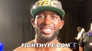 TERENCE CRAWFORD FULL POSTFIGHT AFTER KNOCKING OUT KELL BROOK TALKS SPENCE PACQUIAO amp MORE [upl. by Ennaecarg]