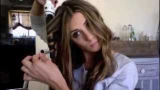 Beachy Wave Hair Tutorial With a Curling Wand [upl. by Clinton]