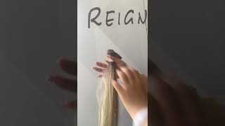 Silk Weft Hair Extensions  REIGN HAIR [upl. by Noreik]