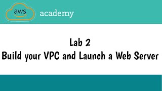 Lab 2 Build your VPC and Launch a Web ServerModule5 Networking amp Content Deliverycloud foundations [upl. by Aynna]