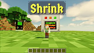 Shrink Mod 1165  Tiny Size Player in Minecraft [upl. by Enninaej]