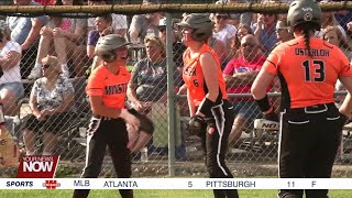 Div IV Softball Minster Fights Off Regional Finals Rally to Clinch First State Berth Since 2014 [upl. by Mcconaghy]