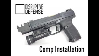 Disruptive Defense Canik Compensator Comp Installation [upl. by Tremain591]