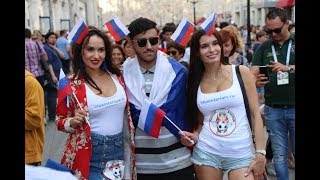 Москва Футбол Нашествие фанатов ЧМ 2018 RUSSIA WORLD CUP FIFA [upl. by Aicined868]