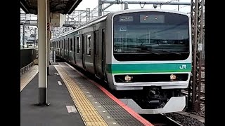 JR常磐線日暮里駅4番線 E231系取手行き到着 JR Joban Rapid LineNippori Station Platform Shorts [upl. by Onaicul]