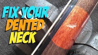 How To Fix A Dented Bass Guitar Neck [upl. by Alicea]