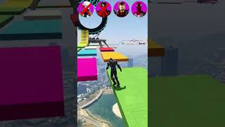 Which Character is Luckier 😮 gta5 gta5shorts spiderman [upl. by Gerrie274]