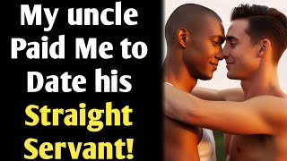 Gay Story  My uncle Paid Me to Date his Straight Servant  BL love  Lgbtq Short Stories [upl. by Okomot]