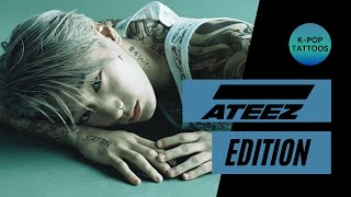 Kpop tattoos Ateez edition [upl. by Narak]