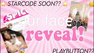 OUR FACE REVEAL  1K ROBUX GIVEAWAY 😱💕⭐️ STARCODE PLAYBUTTON  100K SPECIAL  Spiceables [upl. by Callas]