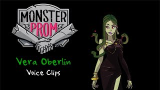 Monster Prom  Vera Oberlin Voice Clips [upl. by Rodmann]