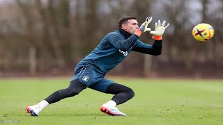 Emiliano Martinez goalkeeper training [upl. by Boot]