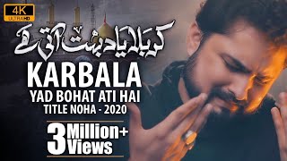 Nohay 2020  Karbala Yaad Bohat Aati Hai  Syed Raza Abbas Zaidi  New Noha 2020 1442  Karbala [upl. by Jarlen38]