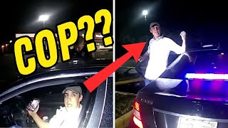 BODYCAM Guy Gets Arrested for Impersonating a Cop [upl. by Leschen159]