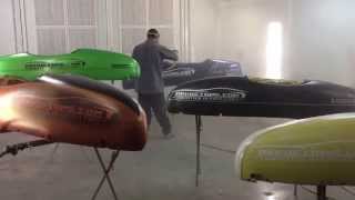 db Kustoms Inc Custom Paint on Soap Box Derby Cars Auto Body [upl. by Leemaj]