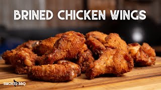 Ultimate wet brine for chicken wings plus how get perfect crispy skin [upl. by Brunhilde863]